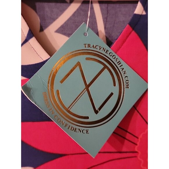 Tracy Negoshian Tunic Dress Shift Knee Sz XS  Resort Vacation wear - Picture 4 of 8